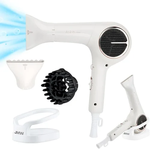 Miniatura 5 de Secador profesional para salón de pelo JMW Korea AIR Storm-1600W BLDC, de secado rápido, viento frío potente, ligero, silencioso y duradero Tormenta