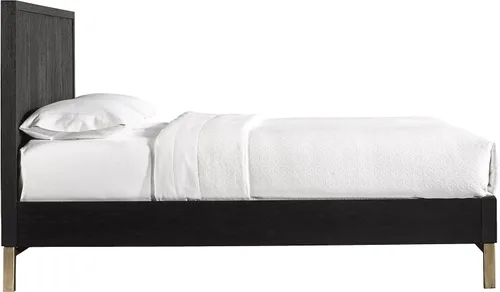 Miniatura 6 de Modus Furniture Cama de madera maciza, California King, Kentfield - roble negro a la deriva