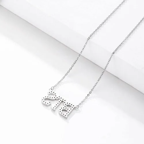 Miniatura 4 de YANENG KPOP Bangtan - Collar con colgante de circonita cúbica para fanáticos del ejército regalo para mujeres y niñas Metal Circonia cúbica