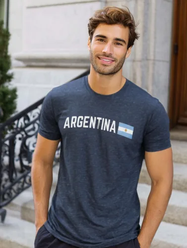 Miniatura 3 de Naciones del Mundo Camiseta Unisex con Símbolo de Bandera de Orgullo Nacional y Escudo para Hombres o Mujeres