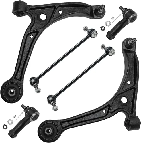 Miniatura 96 de Detroit Axle - Kit de brazos de control de extremo delantero 4WD para Ford 04-08 F-150, 06-08 Lincoln Mark LT, 4 extremos de barra de acoplamiento