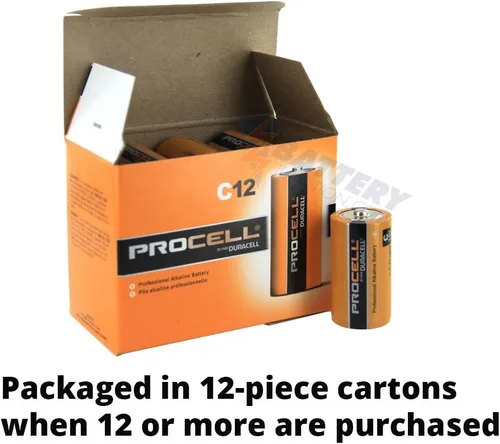 Miniatura 4 de Duracell C12 PROCELL - Batería alcalina profesional, 12