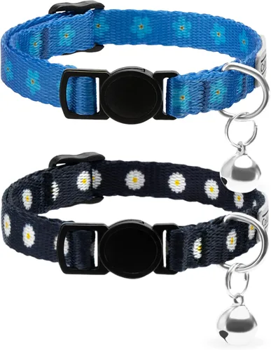 Miniatura 14 de CollarDirect Cat Collar Breakaway with Removable Bell Set of 2 PCS Azteca y étnica