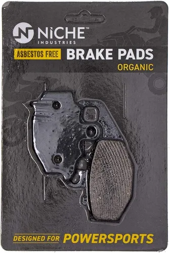 NICHE Juego de pastillas de freno para Kawasaki Ninja ZX6R ZX9R ZZR600 ZX10R 43082-0004 trasero orgánico
