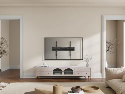 Miniatura 9 de Superior Electronics - Soporte fijo para TV de pared de 60" a 100" (extra delgado), negro con nivel incluido - SUPSTV007