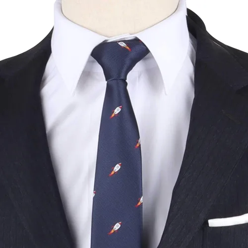 Miniatura 2 de AUSCUFFLINKS Corbatas deportivas y especiales Corbatas para hombres Lazos tejidos ajustados para el cuello Regalo para colega de trabajo