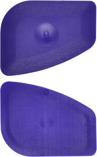 Miniatura 4 de Rascador de plástico pequeño y práctico con borde redondo flexible para el hogar, escobilla universal de limpieza, paquete de 4
