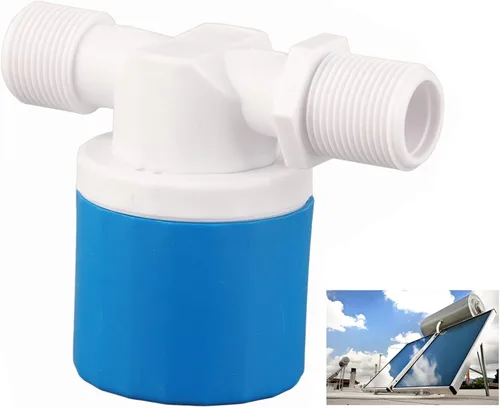 Miniatura 3 de Válvula de flotador automática Válvula de control de nivel de agua, instalación interna de entrada de agua, parada cuando está llena, nailon