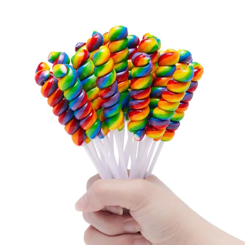 Miniatura 9 de Paletas para el día de San Valentín, paletas rojas trenzadas envueltas individualmente a granel, con temática de San Valentín para recuerdos