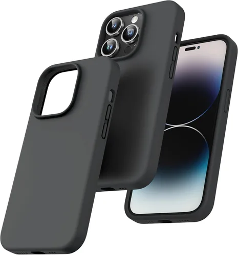 Miniatura 7 de TOCOL Funda delgada de silicona para iPhone 13 de 6.1 pulgadas, ajuste preciso, antideslizante, protección contra caídas, verde alpino