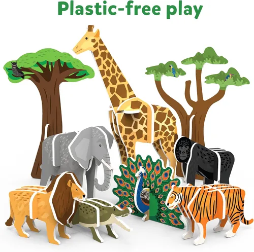 Miniatura 3 de Skillmatics Juguete de construcción STEM: My World Amazing Animals Regalos para niños de 3 a 7 años Divertido juego educativo y de aprendizaje