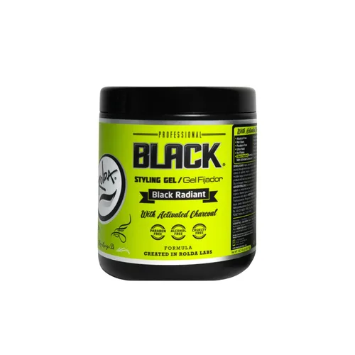 Miniatura 10 de Gel para el cabello negro Rolda para hombres - Gel de peinado de sujeción media con carbón activado para aspecto húmedo - Cubre las canas y realza