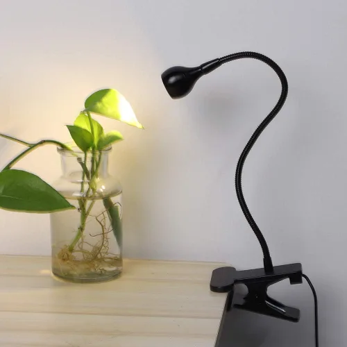 Miniatura 9 de Yosoo Abrazadera LED, clip de abrazadera flexible USB en luz de escritorio LED lámpara de noche para estudio de lectura