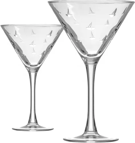 Miniatura 12 de Rolf Glass Sailing - Vaso de vino sin tallo de 18 onzas, juego de 4 copas de vino sin tallo, vidrio sin plomo, vasos grabados, fabricados con Juego