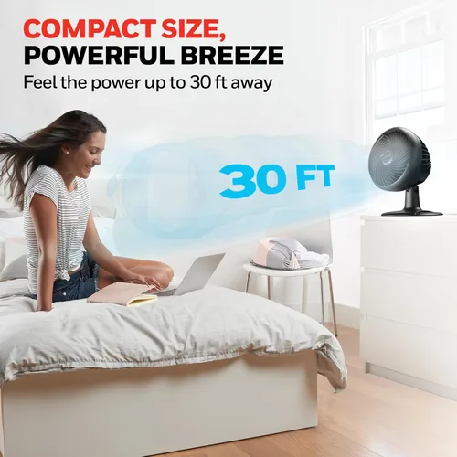 Miniatura 3 de Honeywell Turbo Force Ventilador de mesa oscilante, HT-906