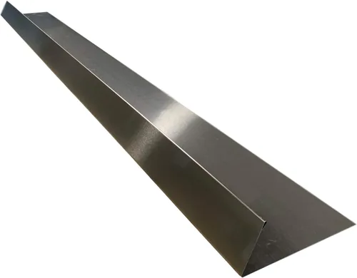 Desviador de lluvia Eagle 1-26 calibre de 5 pies - Clavos e instrucciones incluidas (Acabado de molino en aluminio, cobre, galvanizado, acero Acero