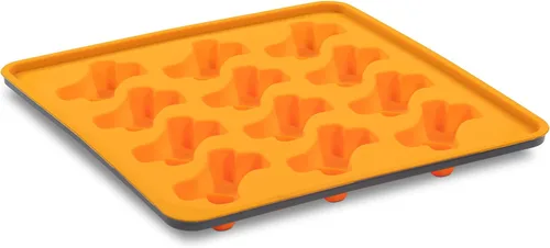 Miniatura 10 de Messy Mutts Molde de silicona enmarcado para paletas Bandeja de 10 x 10 pulgadas 6 golosinas fáciles de llenar por bandeja Líneas de llenado