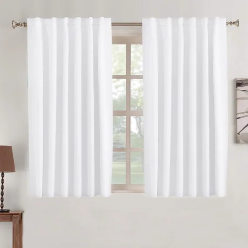 Miniatura 86 de Turquoize Cortinas Opacas para Tratamiento de Ventana con Trabillas Traseras para Sala de Estar/Dormitorio, Tratamientos de Ventana con Aislamiento