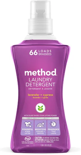 Miniatura 14 de Method Detergente líquido para lavandería; aroma a salvia de playa, removedor de manchas; 66 cargas por botella de 53.5 onzas; (paquete de 1)