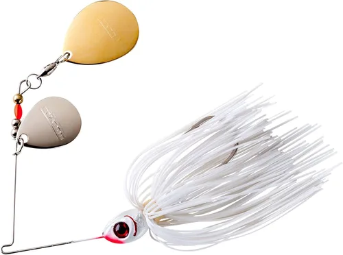 Miniatura 6 de Booyah Colorado Blade Spinner-Bait Bass Señuelo de pesca Blanco nieve