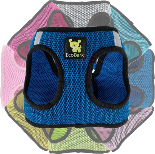 Miniatura 38 de EcoBark Arnés para perro – Arneses ecológicos para perros XXS, XS y pequeños – Chaleco de cuerpo pequeño reflectante y ajustable – Arnés de malla