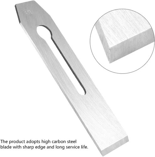Miniatura 5 de Hilitand HSS - Hoja de cepilladora manual para carpintería, cepilladora manual de acero de alta velocidad, herramienta de carpintería con hoja