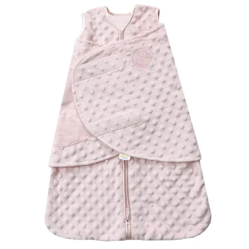Miniatura 12 de HALO Saco de dormir con manta de arropar de Velboa de puntos de felpa, manta de arrullo ajustable en 3 direcciones, TOG 3.0 para climas frescos