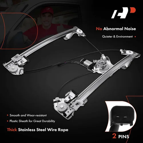 Miniatura 5 de A-Premium Elevalunas eléctrico con motor trasero del lado del conductor compatible con Ford F-150 Lobo 2004-2008 Lincoln Mark LT 2006-2008 Crew Cab