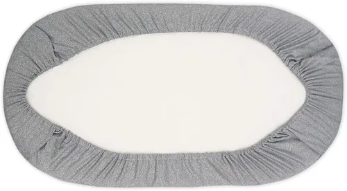 Miniatura 6 de BlueSnail Paquete de 2 sábanas suaves y elásticas para moisés, color gris (32 x 16 pulgadas)
