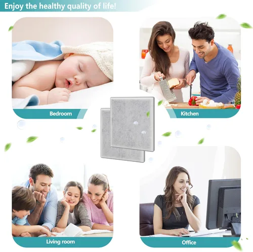 Miniatura 6 de Filtro de repuesto 3 en 1 True HEPA compatible con purificador de aire PureZone Pure Enrichment PEAIRPLG, número de pieza PEAIRFIL, paquete de 2