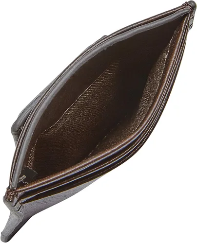 Miniatura 3 de Fossil Funda magnética minimalista de cuero para hombre con clip para dinero y bolsillo frontal