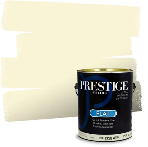Miniatura 170 de PRESTIGE Pinturas Pintura Exterior e Imprimación En Uno, 1 Galón, Satinado, Pareja Comparable de Benjamin Moore* Amarillo* 320BM-PCM