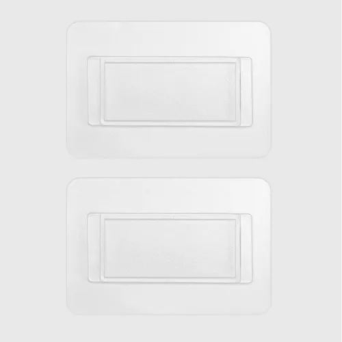 Miniatura 9 de Soporte para cepillos de dientes, dispensador de pasta de dientes montado en la pared con tapa, 4 ranuras, organizador de almacenamiento de cepillos