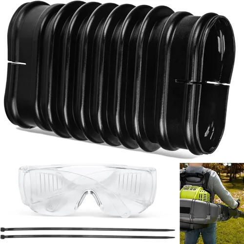 Miniatura 8 de 580473001 Tubo flexible de repuesto para soplador de mochila Ryobi RY38BP de 38 cc – RY40404 40V, compatible con modelos 308054129, 310816015