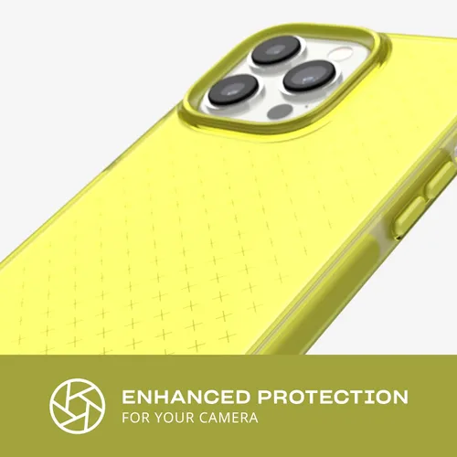 Miniatura 5 de Tech21 iPhone 14 Pro Max Evo Check – Funda protectora delgada y absorbente de golpes con protección FlexShock Multi-Drop de 16 pies y botones
