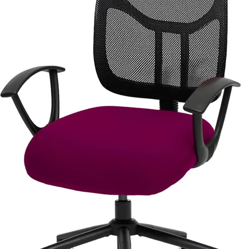 Miniatura 107 de Fundas elásticas para asiento de silla de oficina de escritorio - Funda universal de spandex para silla de computadora - Fundas removibles lavables