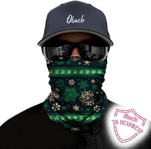 Miniatura 2 de Obacle- Mascarilla de cara para el sol, polvo, protección contra el viento, máscara de tubo, bandana, esqueleto, máscara de rostro delgada