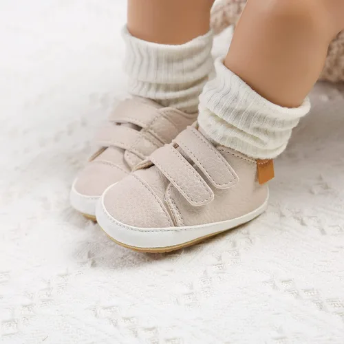 Miniatura 3 de GAISUMMI Zapatos para bebés niños y niñas, tenis de piel sintética para recién nacidos, suela de goma antideslizante, unisex, para niños pequeños