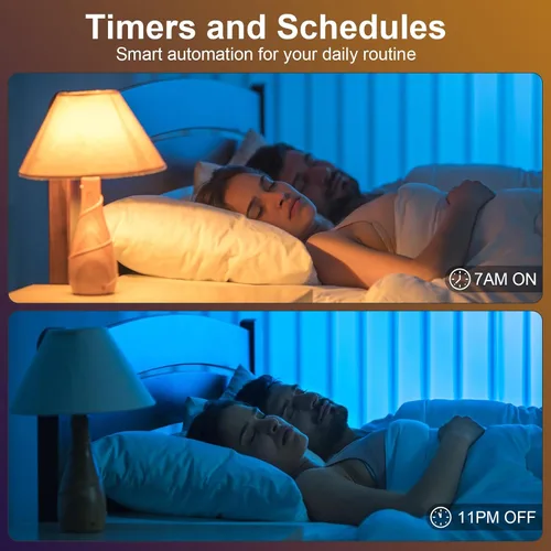 Miniatura 8 de FRIDEKO HOME Bombillas inteligentes – Bombilla LED regulable que cambia de color para el hogar, funciona con sincronización de música Bluetooth