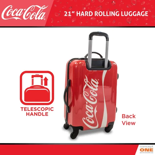 Miniatura 3 de Concept One Coca Cola - Maleta con ruedas de 21 pulgadas, color rojo