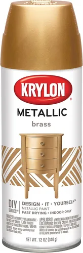 Miniatura 9 de Krylon K01406 Brilliant Aerosol, 11 onzas, acabado metálico plateado, a base de agua