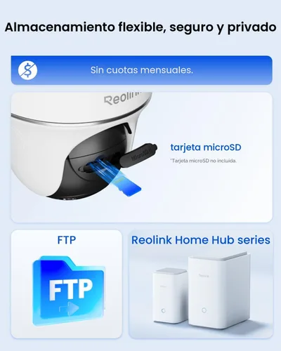Miniatura 6 de Cámara de seguridad inalámbrica para exteriores, alimentación solar con visión nocturna 2K, Wi-Fi de 2.4/5 GHz, conversación de 2 vías, funciona