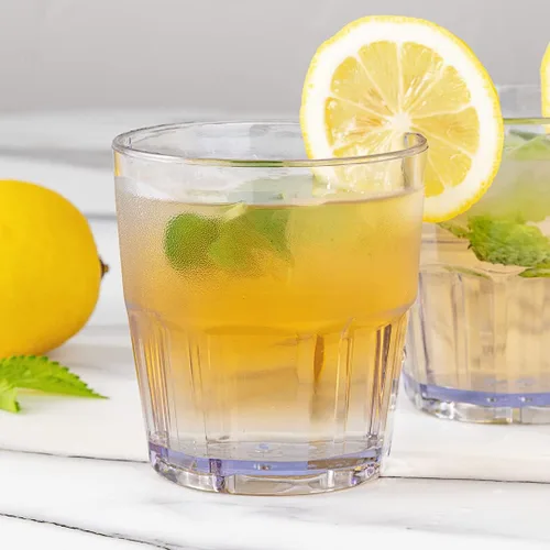 Miniatura 3 de Restaurantware Bev Tek - Juego de 50 vasos de plástico de 9 onzas resistentes a las roturas, vasos apilables de plástico transparente aptos