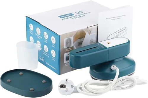 Miniatura 9 de Vaporizador de ropa de vapor de mano portátil para viajes en casa para planchar ropa planchado húmedo seco caliente máquina de planchar plegado mini