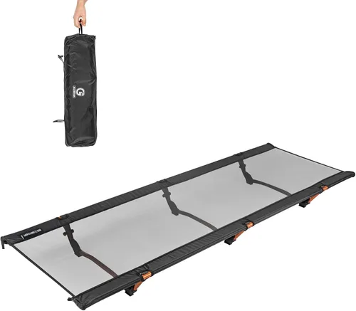 Miniatura 9 de G2 - Catre plegable para camping, catre de viaje duradero, ultraligero para mochileros, senderismo de verano, montañismo, capacidad máxima de carga