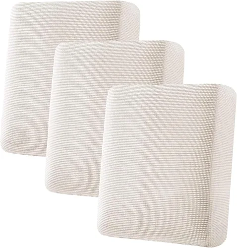 Miniatura 38 de H.VERSAILTEX Fundas Súper Elásticas para Asiento Individual, Fundas de Sofá, Fundas de Cojines, Juegos de Fundas, Tela Gruesa de Sarga con Textura