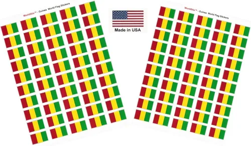 Miniatura 209 de 100 calcomanías de la bandera de Alaska; 1.5" x 1" hechas en Estados Unidos, calcomanías autoadhesivas de la bandera del estado para álbumes