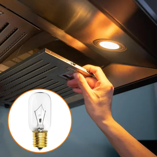 Miniatura 3 de Bombilla para horno microondas LG – Compatible con LG Frigidaire Ken-More Whirlpool GE Over the Range Microondas, base regulable 125V 30W E17, luz