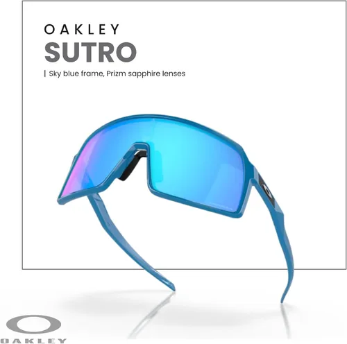 Miniatura 146 de Oakley Sutro OO9406 / OO9462 - Lentes de sol para hombre, kit de correa de accesorios, bolsa de microfibra