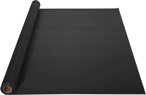 Miniatura 2 de Hoffmaster Mantel en rollo de plástico, 40 pulgadas x 100 pies, negro